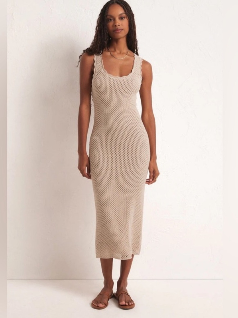 Z supply Ibiza crochet sweater dress M NWT
